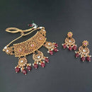 Real Creation AD Stone Choker Copper Necklace Set