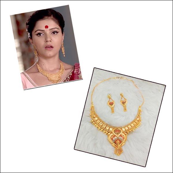 Kalyani Brass Forming Necklace Set - 1108139