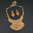 Ganpati Arts Stone Copper Necklace Set